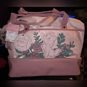Brand New! HUGE Disney The Aristocats Floral Marie Duffle Bag